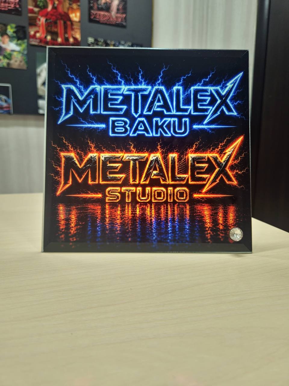 Metalex studio plaque